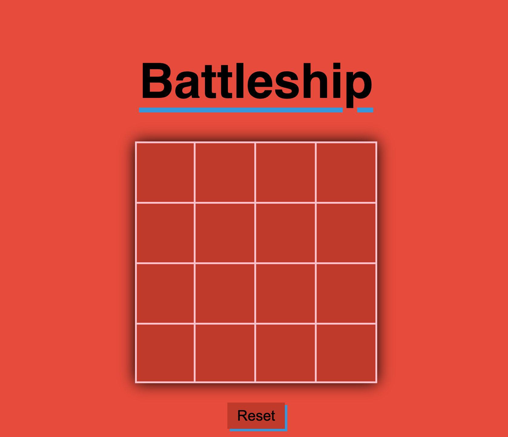 Battleship Game Project