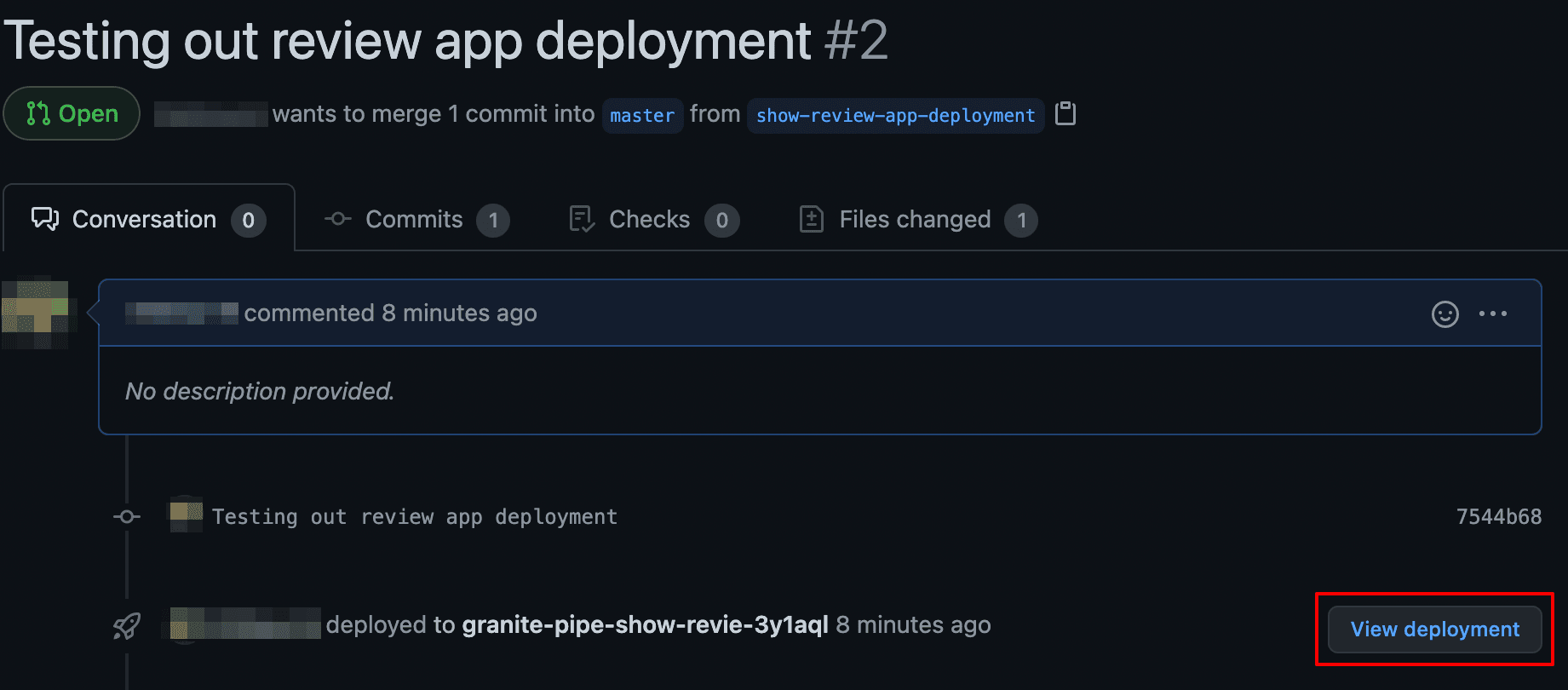 Review app deployment